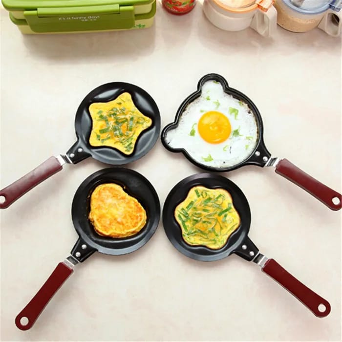 1 Pc Of Non-stick Egg Pan Pancake Egg Mold Kitchen Tools (random Shapes)
