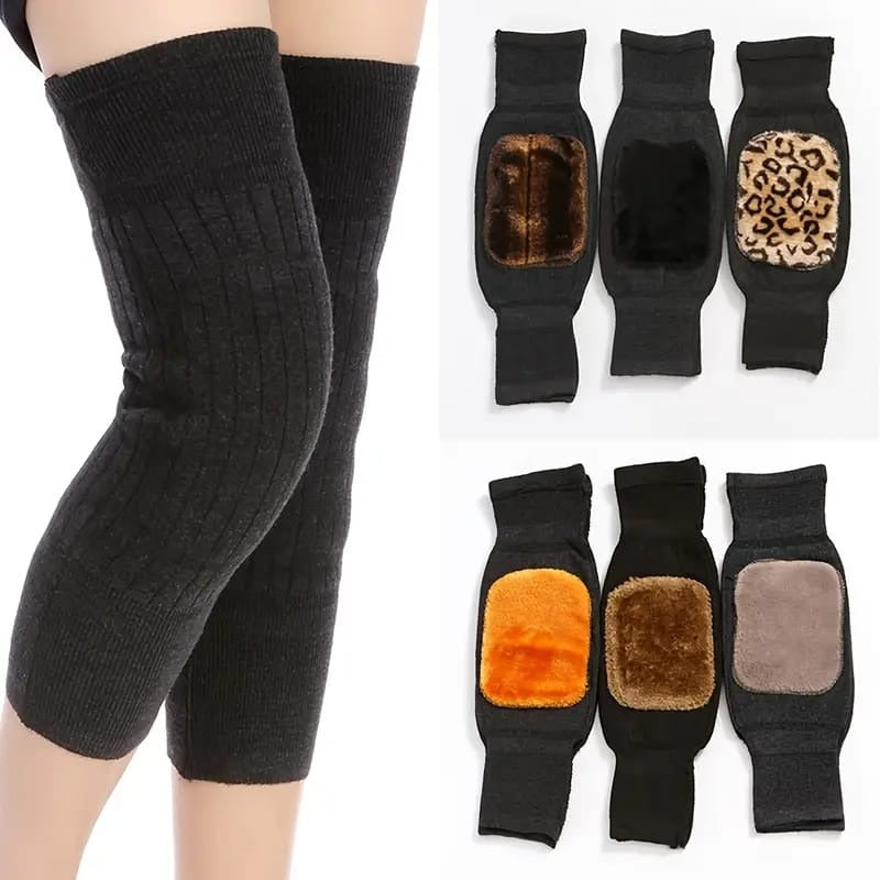 Wool knee pads leg warmer