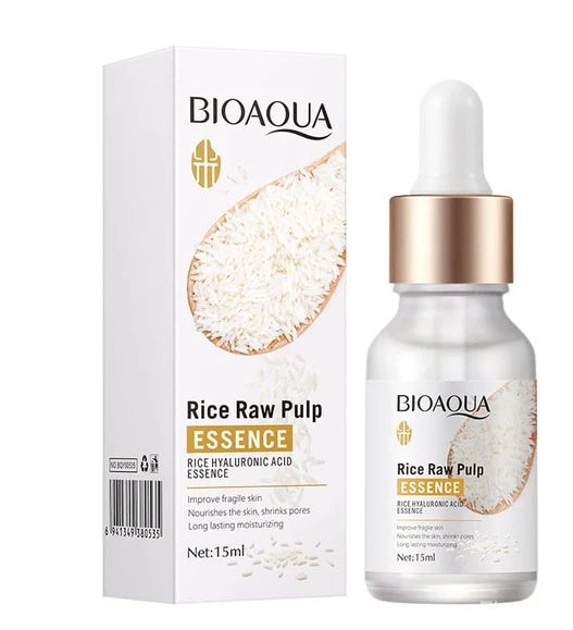 BIOAQUA Hyaluronic Acid and Rice Pulp Serum Hydrating and Brightening Essence