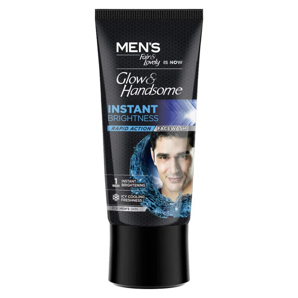 Glow And Handsome Instant Brightness Mens Face Wash