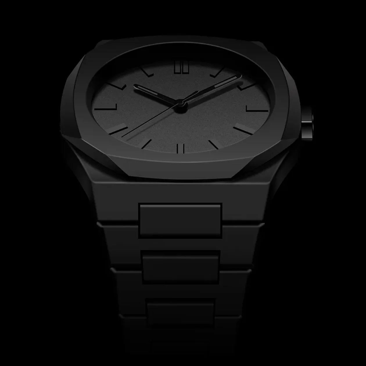 Aura Quartz Black  Watch